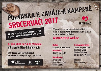 Pozvánka k zahájení kampaně Srdcerváči 2017