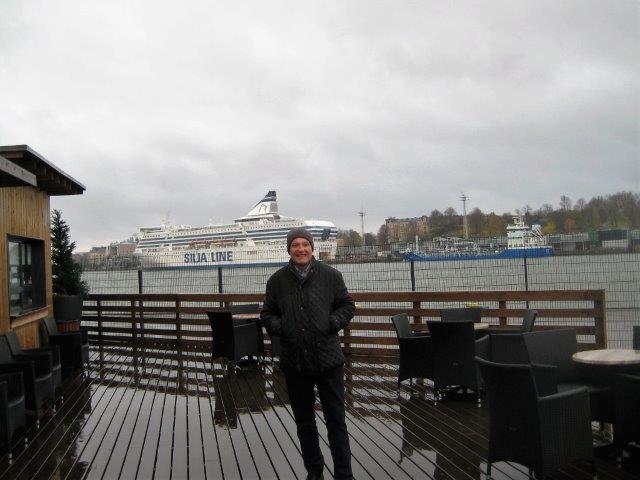 Na břehu Helsinek směrem k Baltskému moři do Evropy