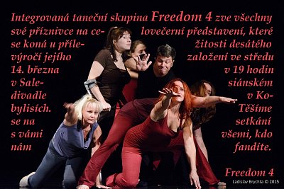 Vystoupení integrované taneční skupiny Freedom4