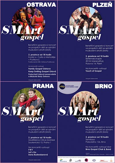 SMArt Gospel - benefiční koncerty pro děti se SMA