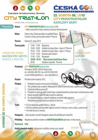 CITY PARATRIATHLON Karlovy Vary 2015