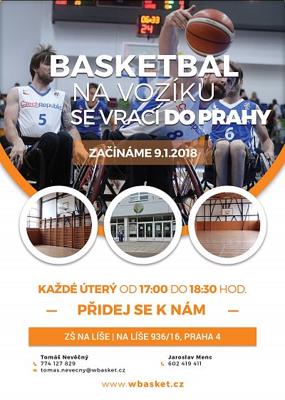 Basketbal na vozíku v Praze