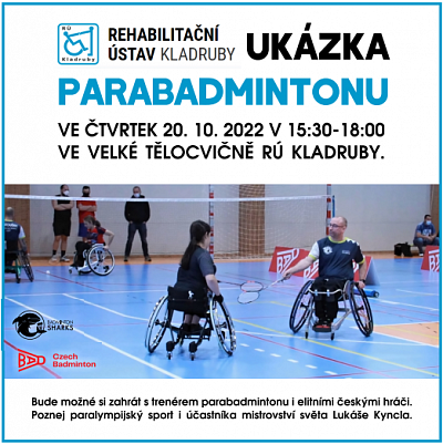 Ukázka Para-badmintonu