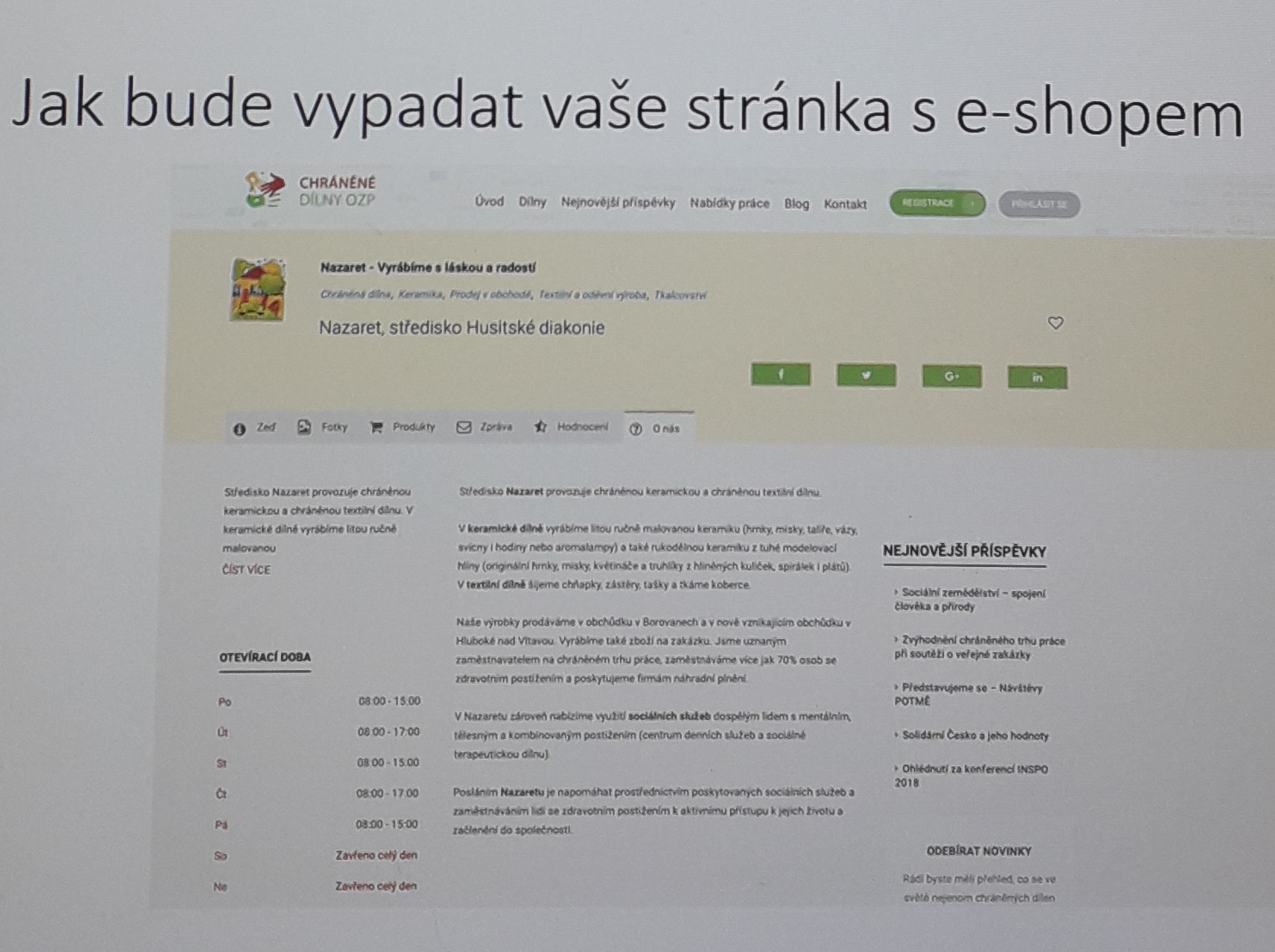 Náhled e-shop