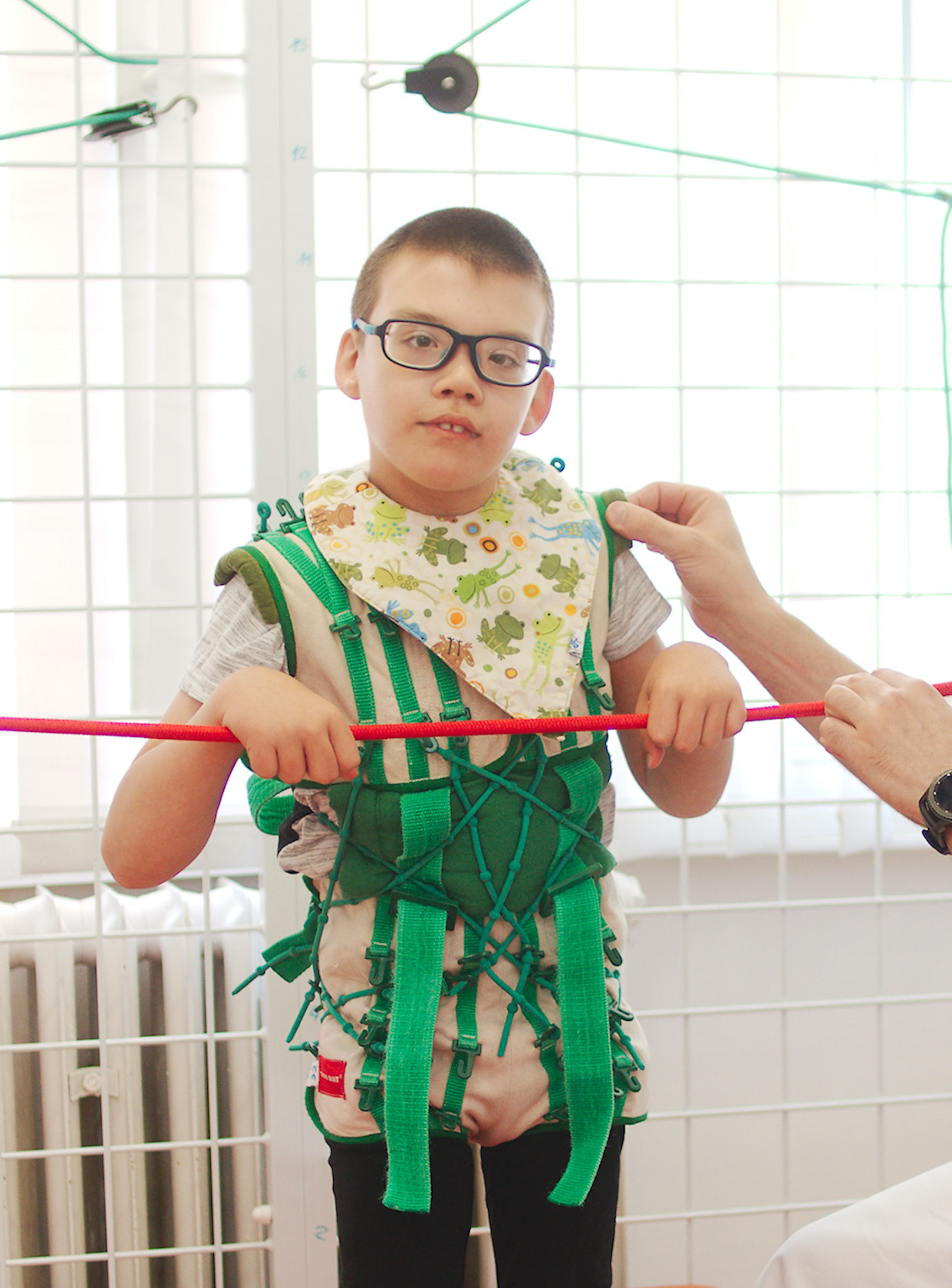 Jakub Komrzí na neurorehabilitaci