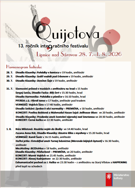 Leták - Quijotova šedesátka