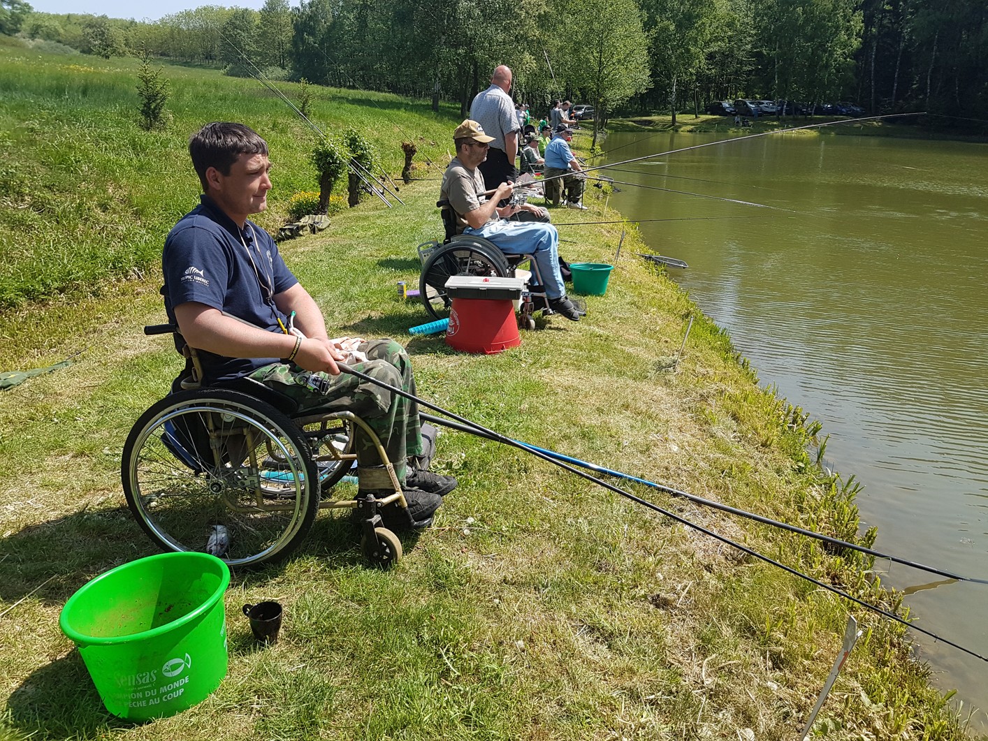 Závody handicapovaných rybářů